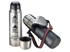 Stainless Steel Thermos with Pouch