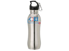 Stainless Steel Water Bottle with Carabiner