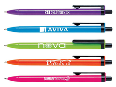 Retractable Plastic Ballpoint Pen