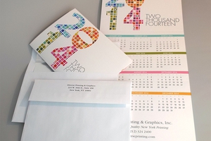 Calendar - Trifold Mailer with Envelope
